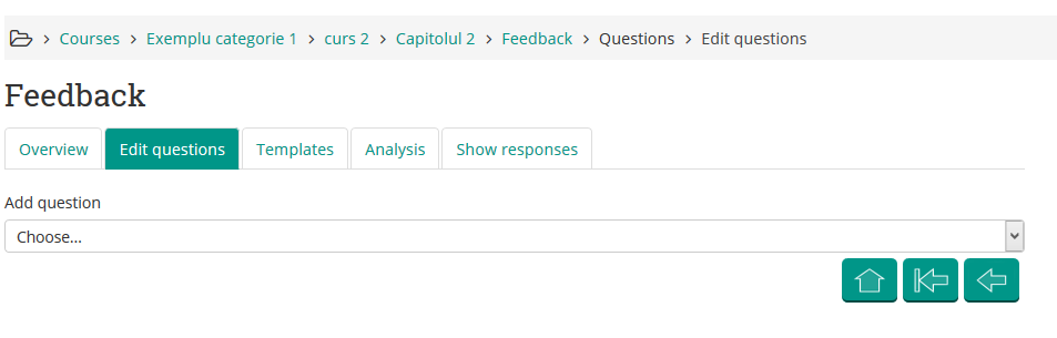 add feedback question